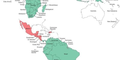 Карта Белиз малярии 