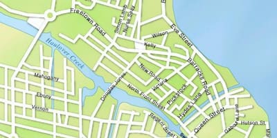 Карта города Белиз улицы