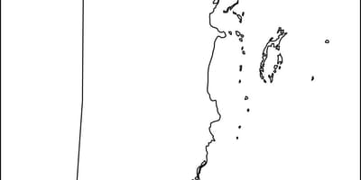 Карта пустая Белиз