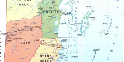Белиз Белиз-Сити на карте